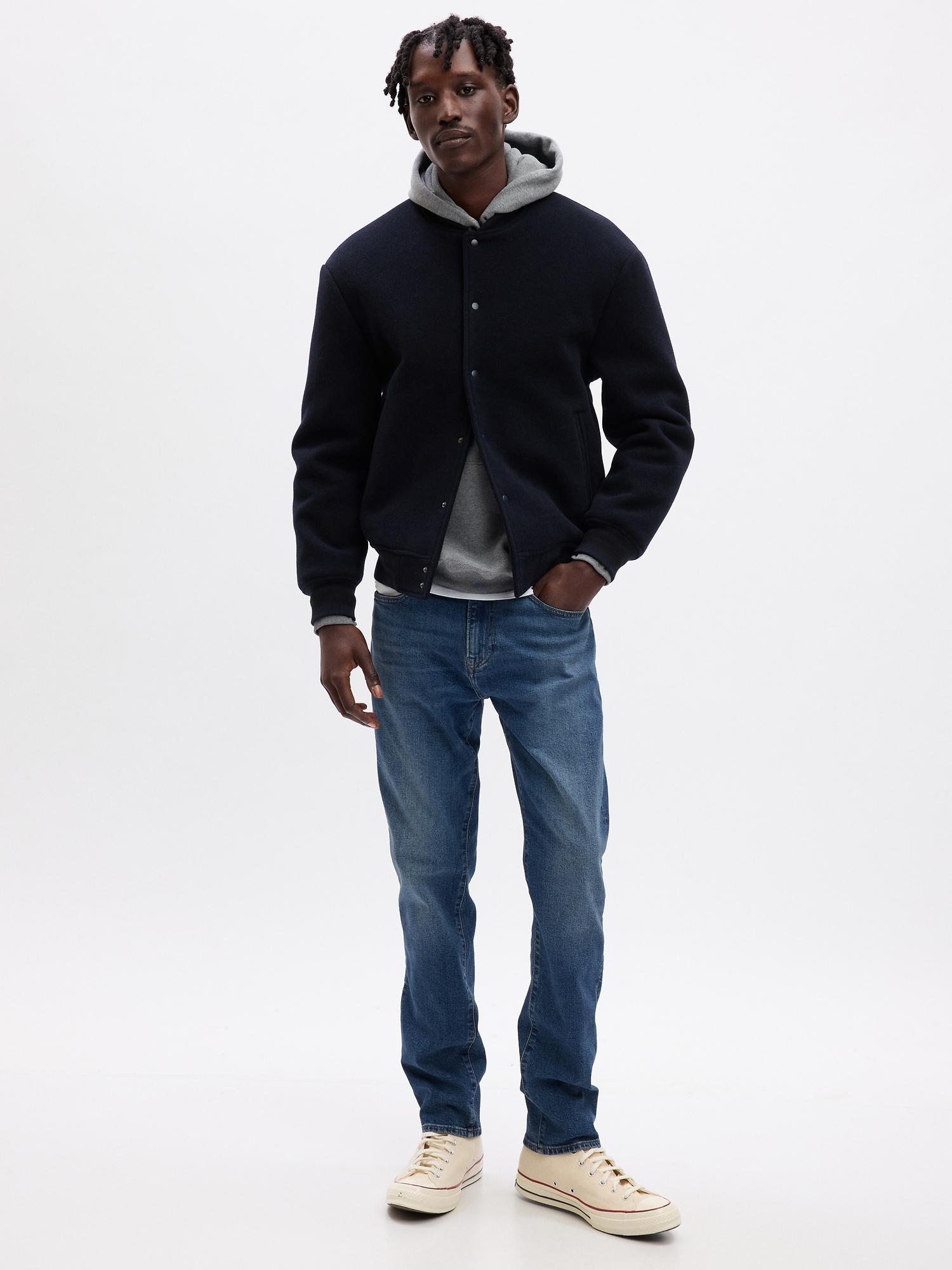 GAP Mens Gapflex Stretch Technology Slim Fit Denim Jeans, True Black, 36W X  32L US - Yahoo Shopping