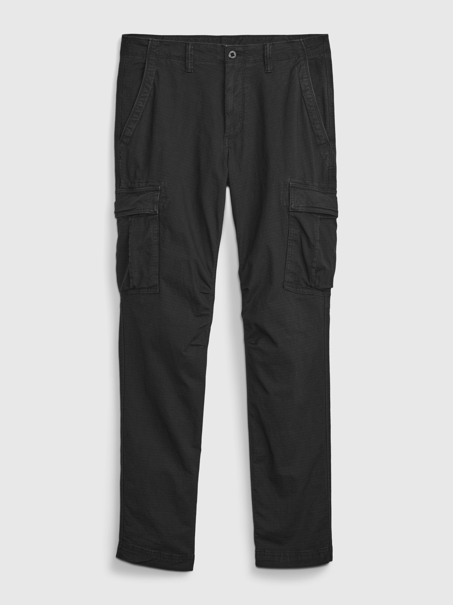 Mid Rise Loose Khaki Cargo Pants | Gap