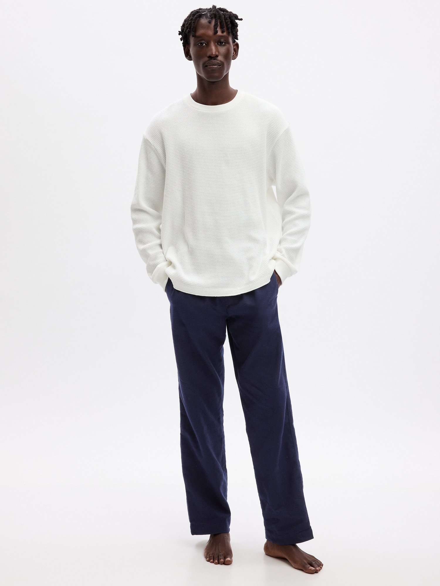 Men'S All-Over Printed Elastic Waist Loungewear Trousers | SHEIN USA