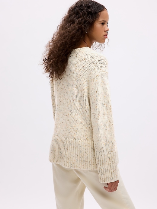 Image number 2 showing, 24/7 Split-Hem Confetti Sweater