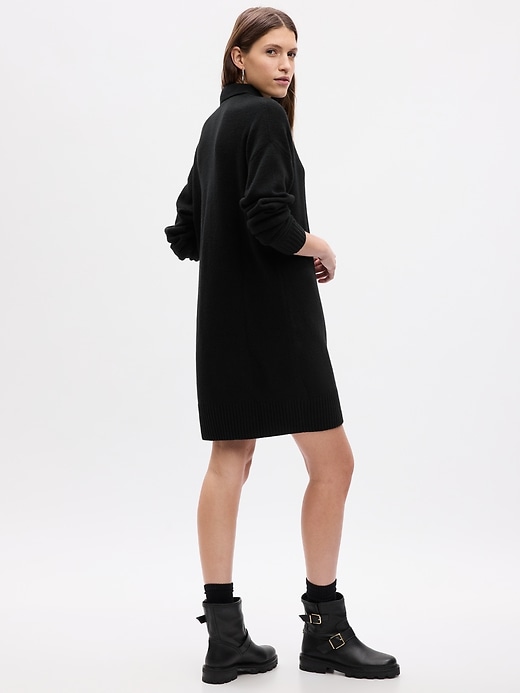 Image number 2 showing, CashSoft Polo Mini Sweater Dress