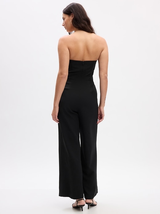 Image number 5 showing, Strapless Wide-Leg Jumpsuit