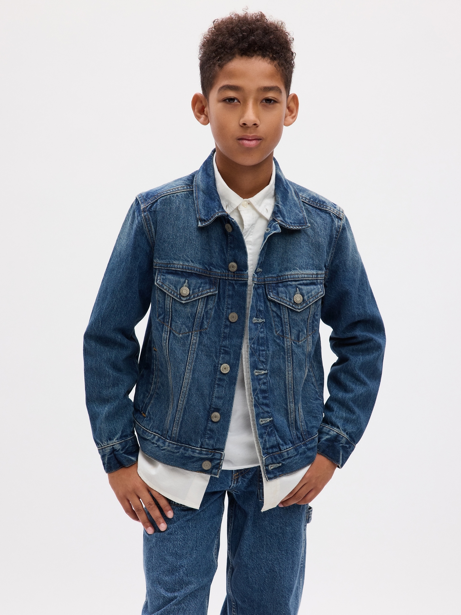 Buy BLUE Boys Denim Jacket – Ndure.com