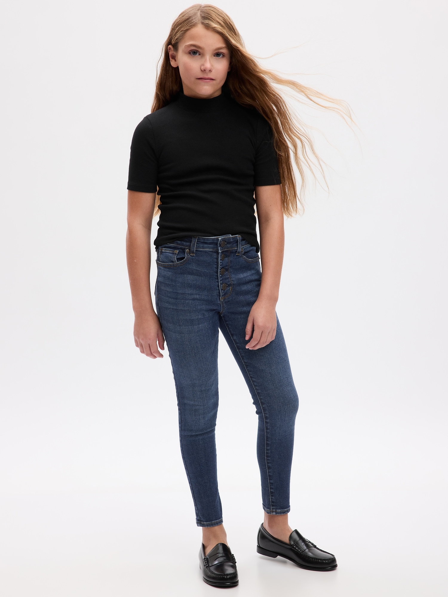 High Rise Skinny Fit Comfort Stretch Jeans