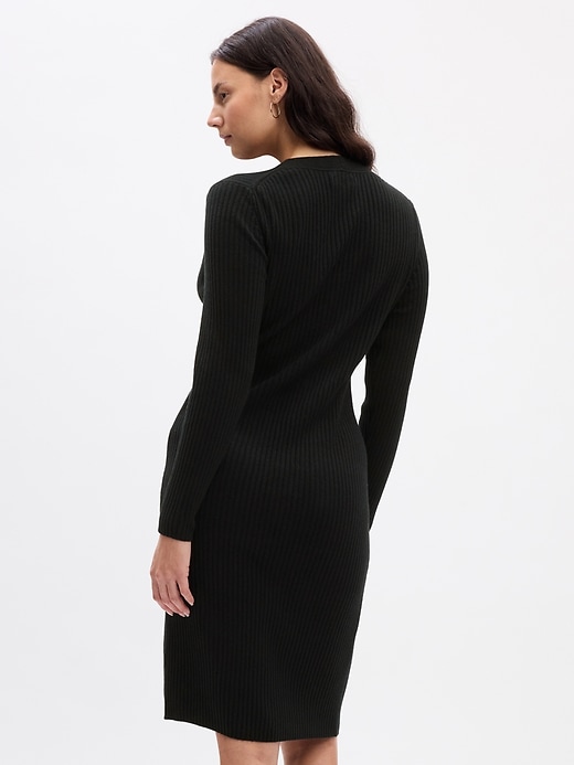 Image number 5 showing, CashSoft Rib Midi Sweater Dress