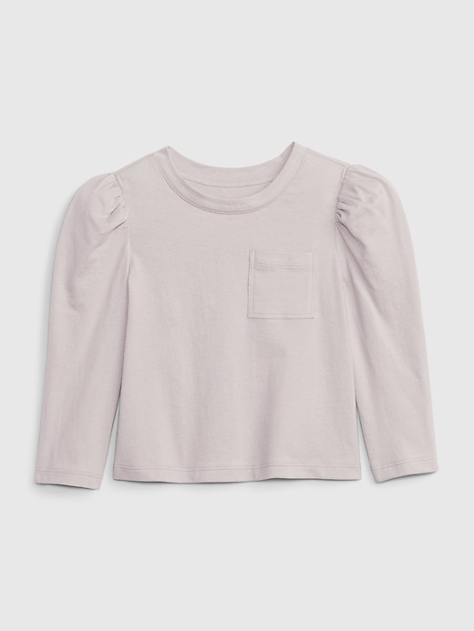 Image number 5 showing, babyGap Organic Cotton Mix and Match Puff Sleeve Pocket T-Shirt
