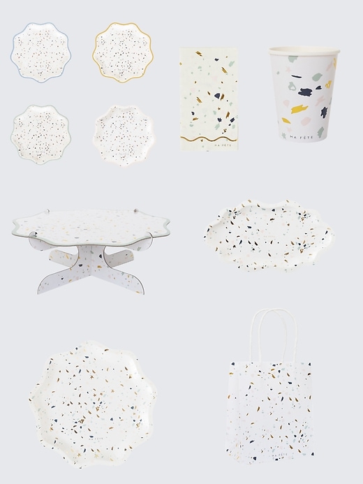 Image number 3 showing, Ma Fete Terrazzo Tabletop Party Kit