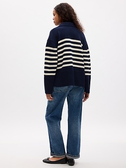 24/7 Split-Hem Polo Sweater