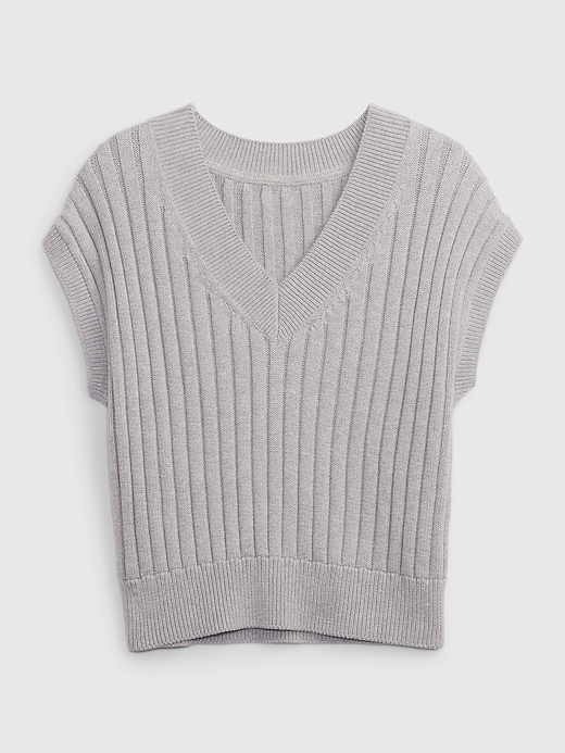 Image number 6 showing, Dolman Rib Sweater Vest