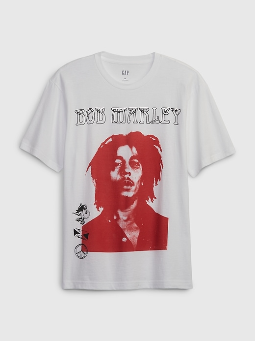 View large product image 1 of 1. Bob Marley Graphic T-Shirt