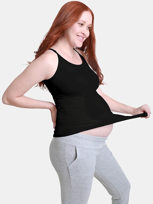 Image number 3 showing, Ingrid and Isabel Maternity Cooling Seamless Supporting Cami