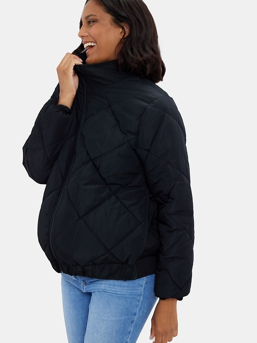 Image number 1 showing, Ingrid and Isabel Maternity Puffer Jacket