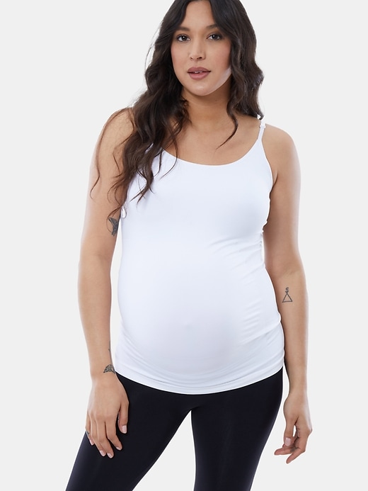 Image number 7 showing, Ingrid and Isabel Maternity Cooling Seamless Supporting Cami