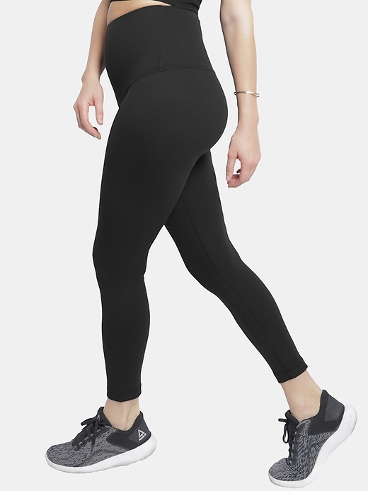 Image number 3 showing, Ingrid and Isabel Postpartum Active Legging with Crossover Panel