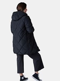 View large product image 9 of 12. Ingrid and Isabel Maternity Longline Puffer Jacket