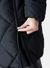 View large product image 11 of 12. Ingrid and Isabel Maternity Longline Puffer Jacket