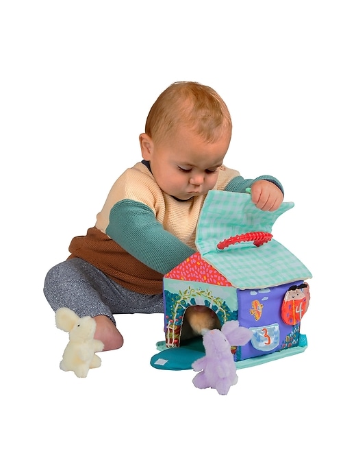 Image number 8 showing, Cottontail Cottage Fill and Spill Bunny Sensory Toy