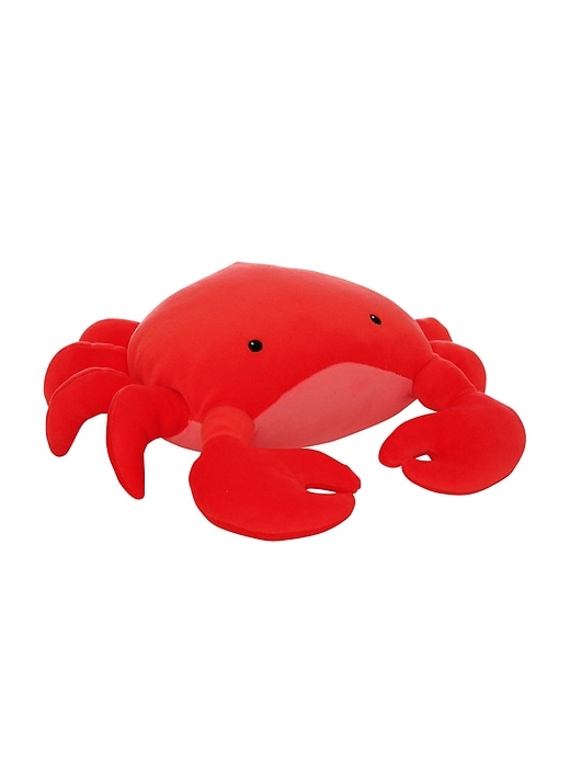 Image number 3 showing, Velveteen Sea Life Crab Stuffed Animal