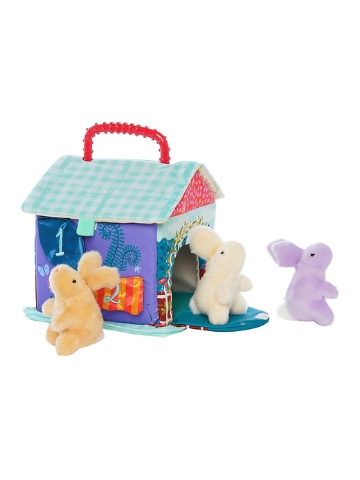 Image number 2 showing, Cottontail Cottage Fill and Spill Bunny Sensory Toy