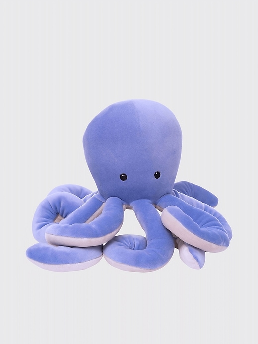 Image number 1 showing, Velveteen Sea Life Octopus Stuffed Animal
