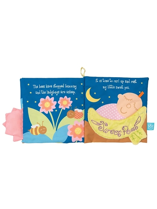Image number 6 showing, Snuggle Pods Goodnight My Sweet Pea Soft Baby Activity Book