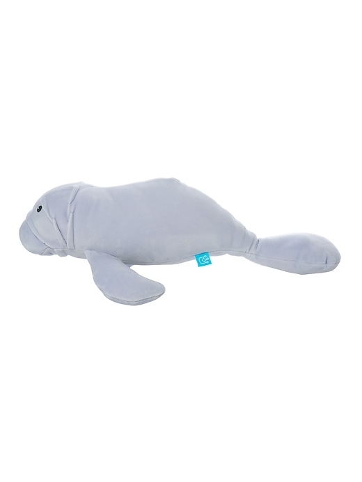Image number 2 showing, Velveteen Sea Life Manatee Stuffed Animal