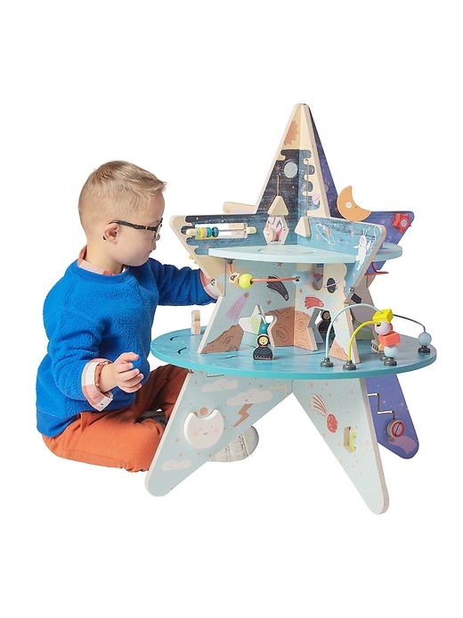 Image number 5 showing, Celestial Star Explorer Toddler Wooden Activity Center
