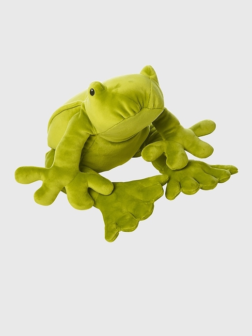 Image number 1 showing, Velveteen Pond Life Frog Stuffed Animal