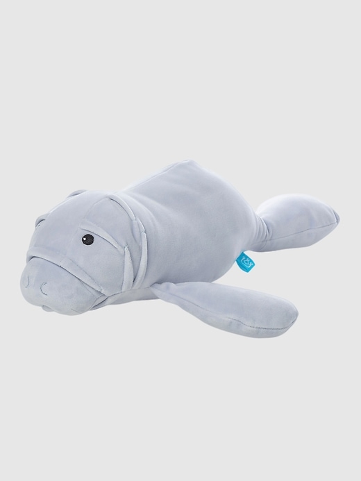 Image number 1 showing, Velveteen Sea Life Manatee Stuffed Animal
