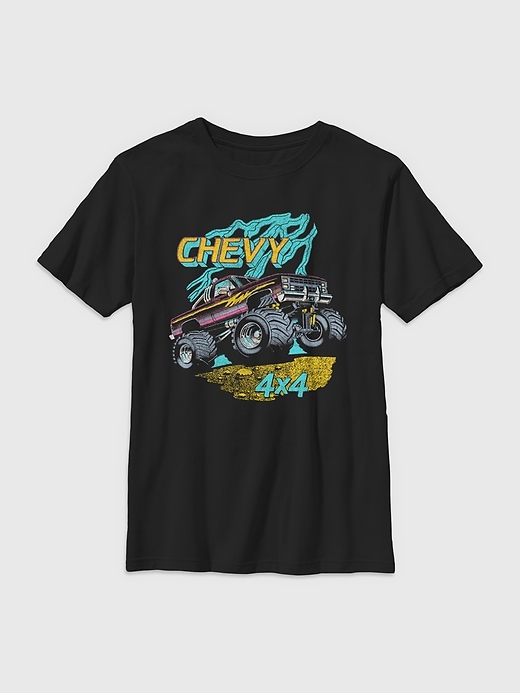 Image number 1 showing, Kids General Motors Chevy 4x4 Graphic Tee