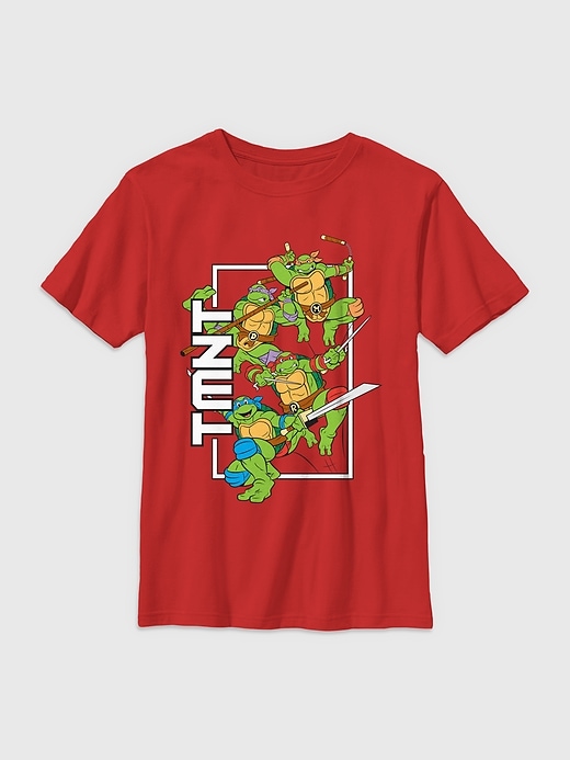 Image number 1 showing, Kids Teenage Mutant Ninja Turtles Group Graphic Tee