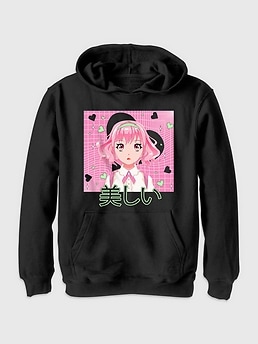 Pink ahegao online hoodie