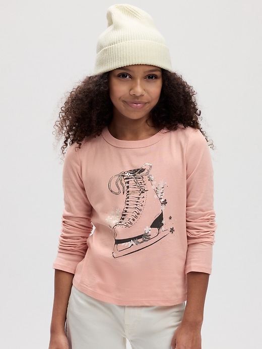 View large product image 1 of 1. Kids Organic Cotton Graphic T-Shirt