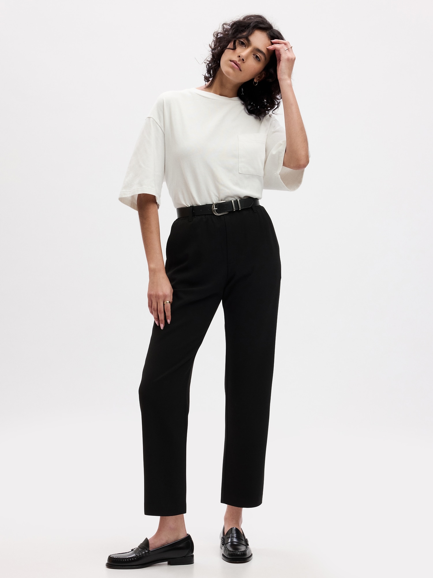 Gap Relaxed Straight Pull-On Pants