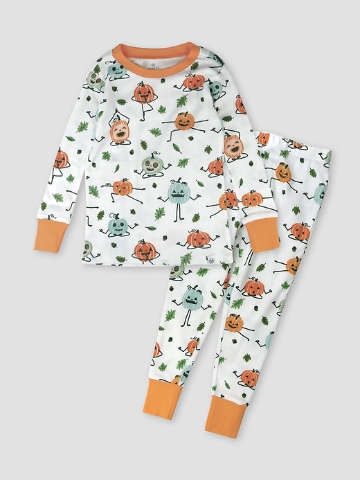 Image number 9 showing, Honest Baby Clothing 2 Piece Organic Cotton Halloween Pajamas