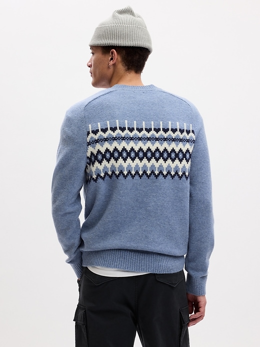 Image number 2 showing, Fair Isle Crewneck Sweater