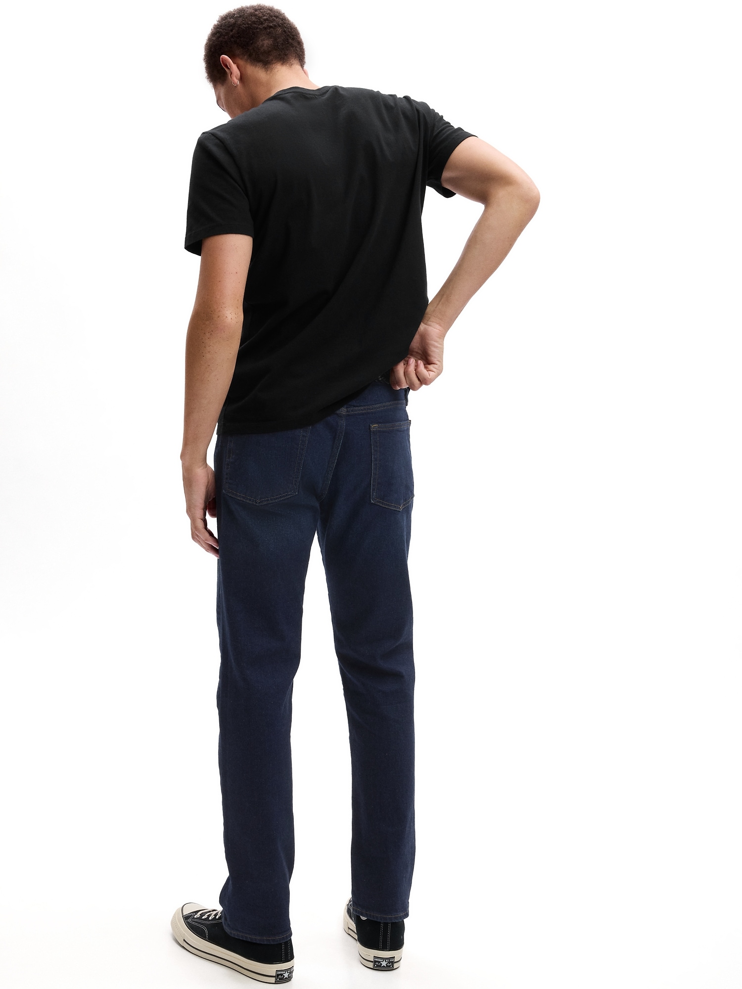 Gap Mens Everyday Slim Jeans GapFlex Stretch Denim Resin Rinse