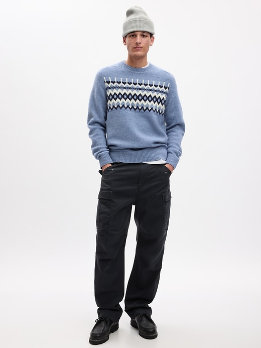 Image number 1 showing, Fair Isle Crewneck Sweater