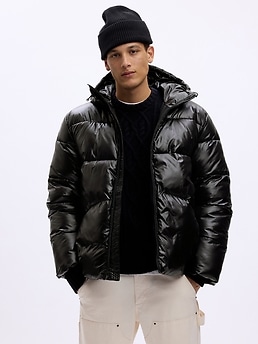 Gap high shop shine puffer