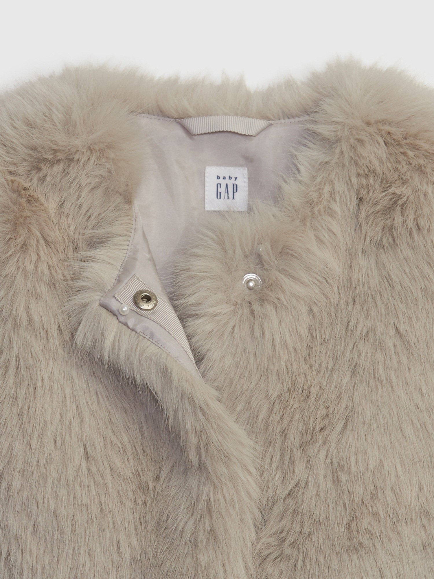 Gap faux sale fur coat