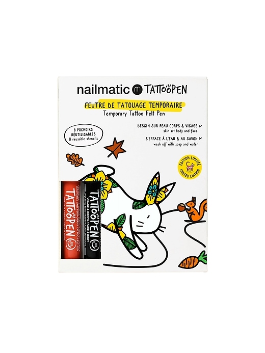 Image number 1 showing, The Rabbit by Ami Imaginaire Temporary Tattoo Kit