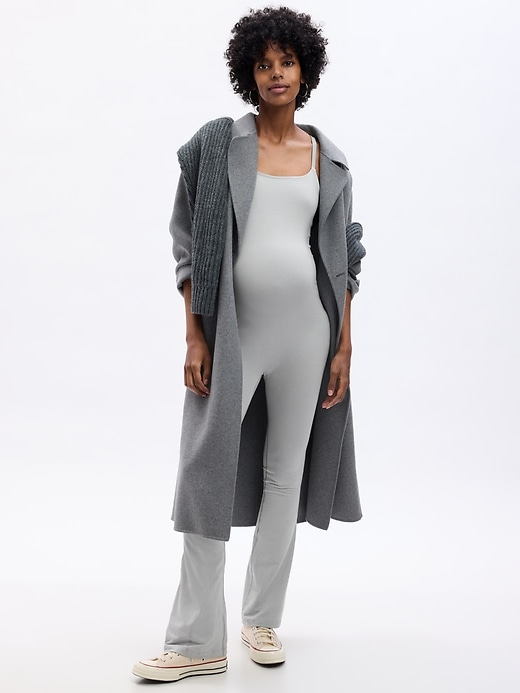 Image number 2 showing, Maternity Modal Flare One-Piece
