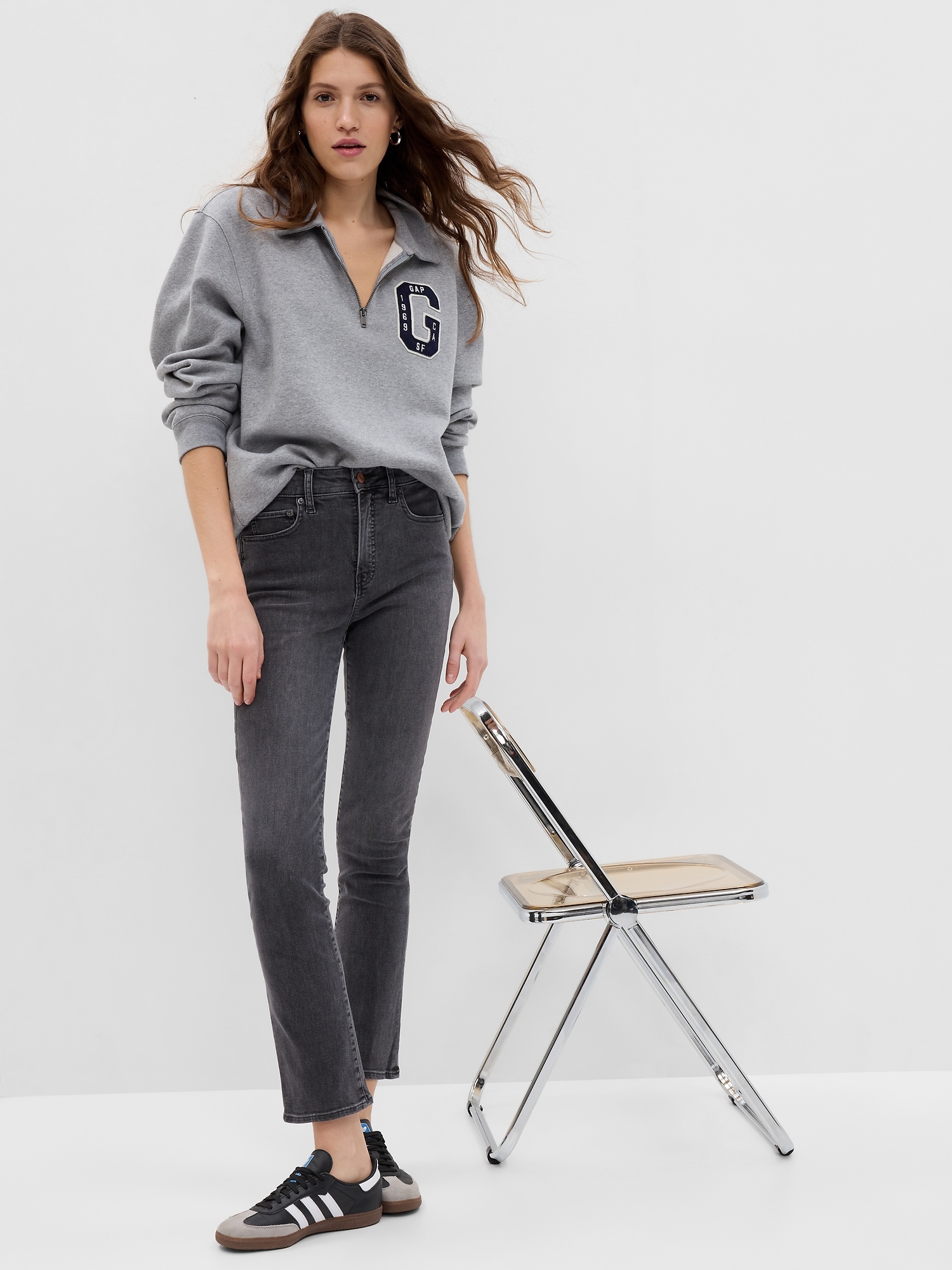 Gap High Rise Classic Straight Jeans