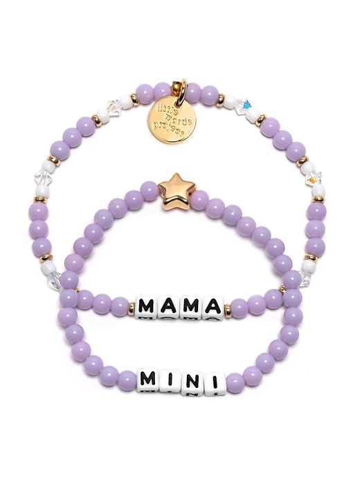 View large product image 1 of 1. Little Words Project Mama and Mini Bracelet Set