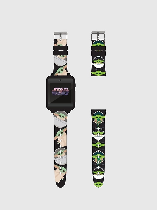 Image number 1 showing, Kids Star Wars Mandalorian Interactive Watch With Interchangeable Silicone Strap