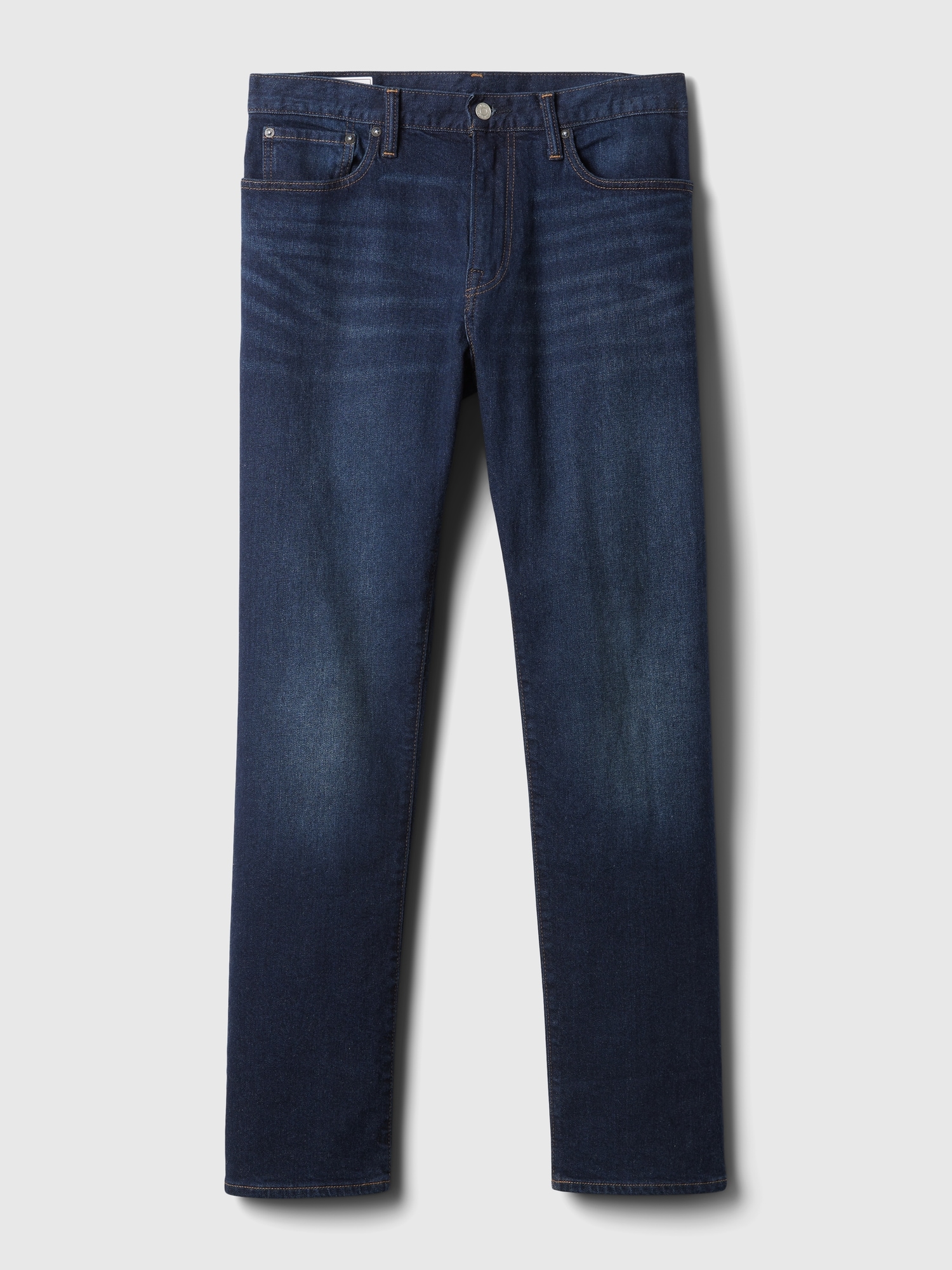 New Gap NAVY straight JEANS with Gapflex 30x34 garment dyed mens