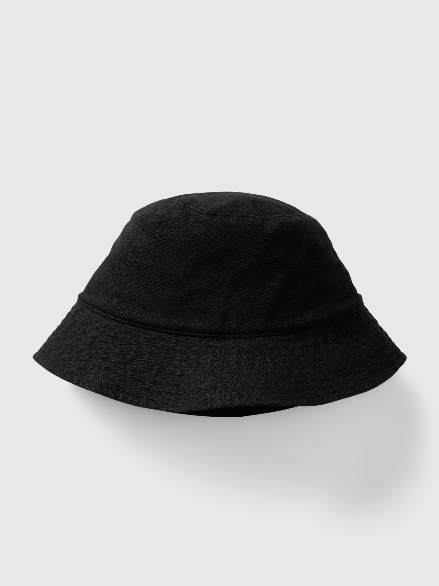 Gap Linen-blend Bucket Hat In Black