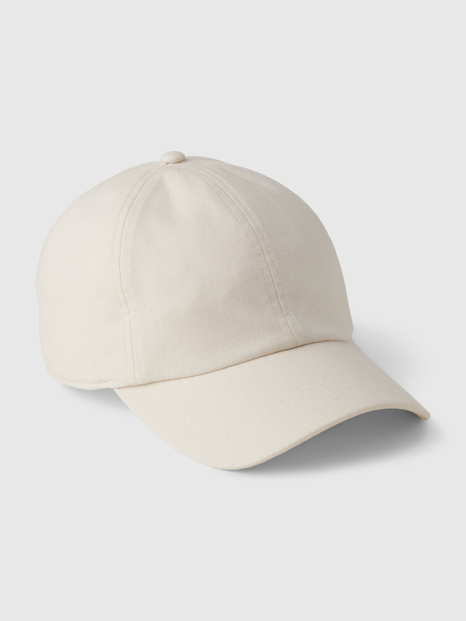 Gap Linen-cotton Baseball Hat In Chino