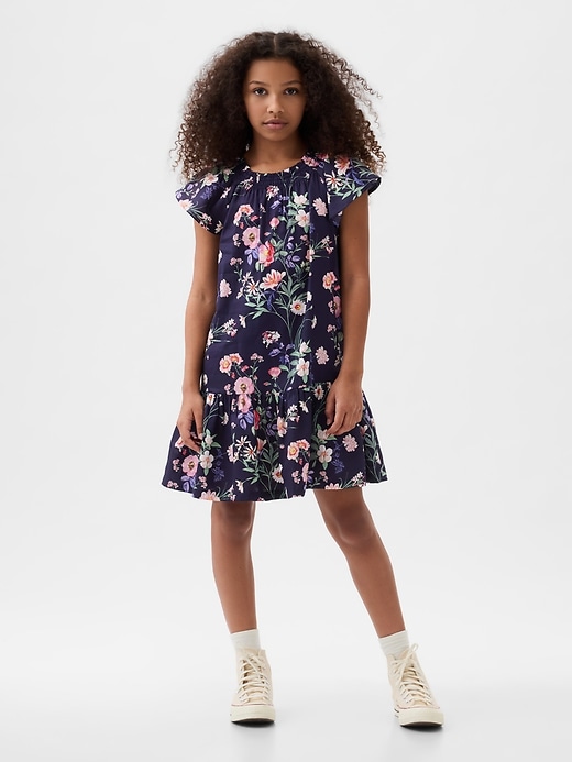 Kids Floral Tiered Dress | Gap