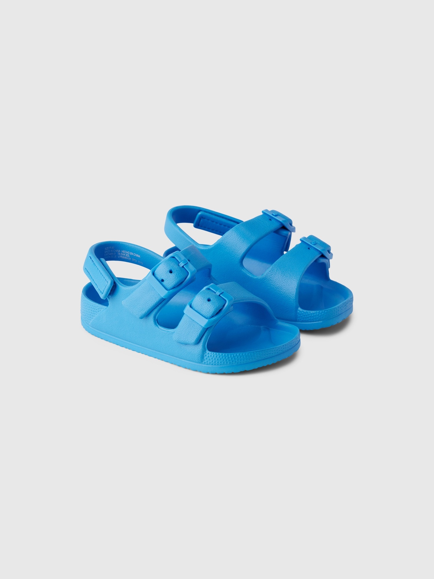 Kids double sales buckle sandals